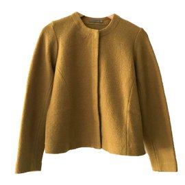 Cos Jackets Mustard