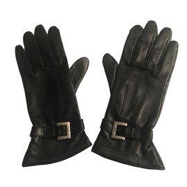 Longchamp-Gloves-Black