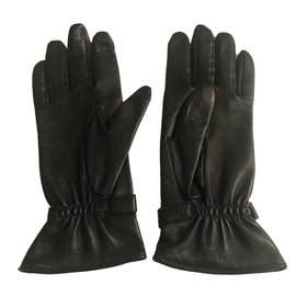 Longchamp-Handschuhe-Schwarz