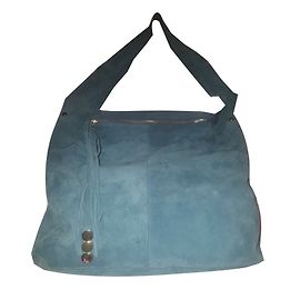 Autre Marque Bolsa BELLUCCI em camurça azul Azul
