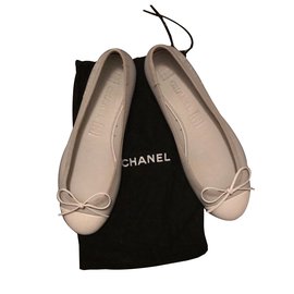 Chanel-Ballet flats-White