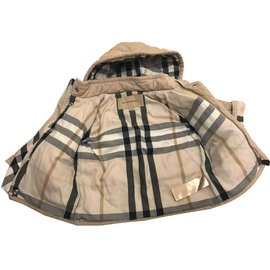 Burberry-Girl Coats outerwear-Beige