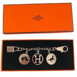 Hermès-Amuletos bolsa-Plata