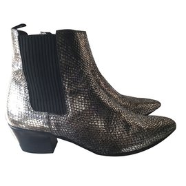 Maje Botines Plata