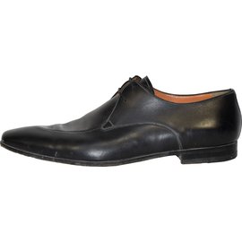 Santoni-Lace ups-Black