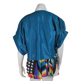 Autre Marque-Jacket + blouse-Blue