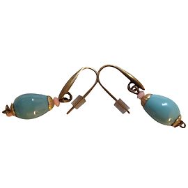 Isabel Marant Orecchini Rosa Blu Verde