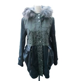 Liu.Jo Abrigos, Ropa de calle Negro Caqui