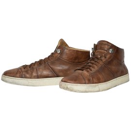 Santoni-Sneakers-Caramel