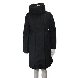 Moncler Long down jacket Black