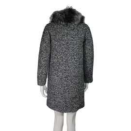 Moncler-Moncler Loth tweed coat-Other