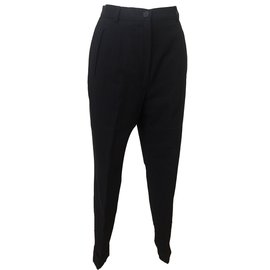 Cerruti 1881 Navy Blue Wool Pants Navy blue