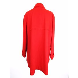 Junko Shimada-Junko Shimada Wool Coat-Rosso