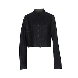 Marithé et François Girbaud Biker Jacke Marineblau Baumwolle Marineblau