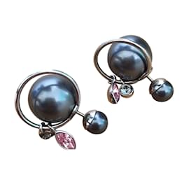 Dior Ohrringe Anthrazitgrau