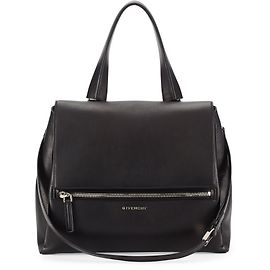 Givenchy Pandora Pure Black Leather Handbag Black