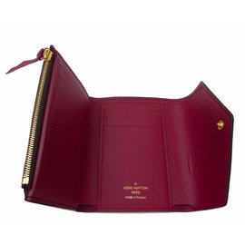 Louis Vuitton-Monederos, carteras, casos-Castaño,Rosa