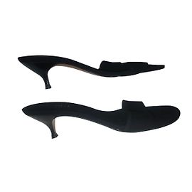 Lk Bennett Black Suede Flats 37EU Black