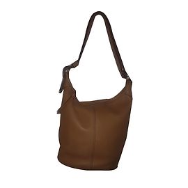 Coach Handtasche beige Leder Beige