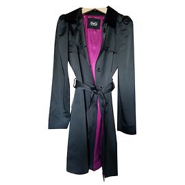 Dolce & Gabbana Trench coats Black Pink