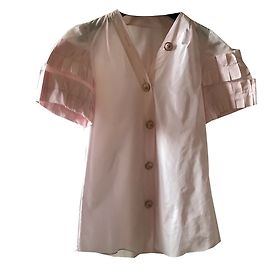 Chanel Chemise Rose à Manches Courtes Rose