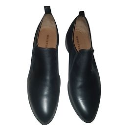 Mocassini Whistles in pelle nera Nero