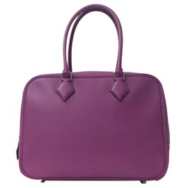 Hermès-Bolsa de pluma-Púrpura