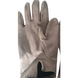 Hermès-Kelly Gloves-Olive green