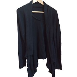 Cárdigan Gap Negro de Algodón Talla S Negro