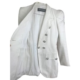 Balmain-Jacken-Weiß