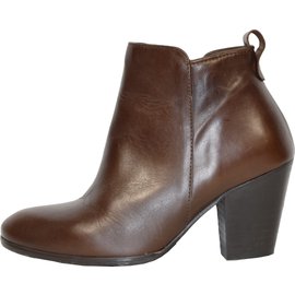 Minelli-bottines marron-Marron