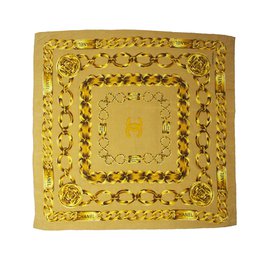 Chanel-Scarves-Golden