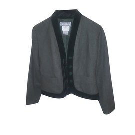 Yves Saint Laurent-Jacket and trousers-Green