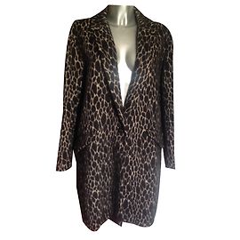 Ba&Sh Mantel Leopardenprint