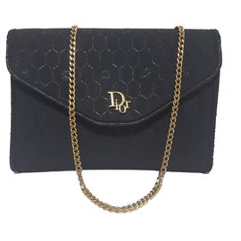 Dior-Vintage Dior clutch bag-Black