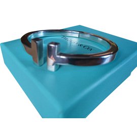 Tiffany & Co-Bracelet T-Argenté