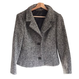 Dolce & Gabbana-Tweed Jackets-Grey