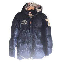 Scotch and Soda-Doudoune marine-Bleu Marine