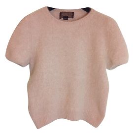 Giambattista Valli Pfirsichfarbener Mohairpullover Pink Angeln