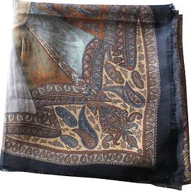 Christian Dior Lenços Multicor