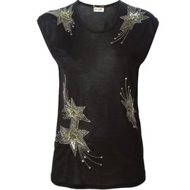 Saint Laurent Top Nero