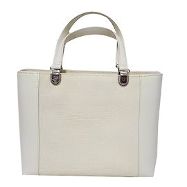 Dior Handtasche aus Stoff Creme Roh