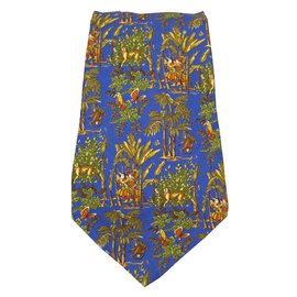 Salvatore Ferragamo-Ties-Blue,Multiple colors