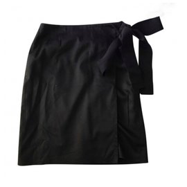 Prada-Prada wraparound skirt-Black