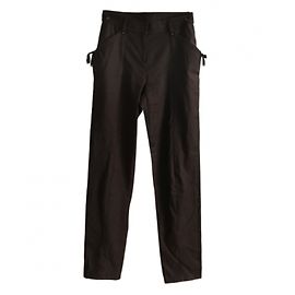 Pantalon carotte Escada marron coton Marron