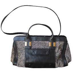 Sac à main Chloé Alice en cuir noir Noir