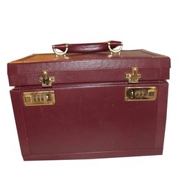 Cartier Purses, wallets, cases Dark red