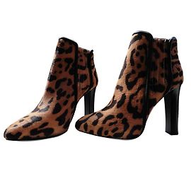 Roberto Cavalli Botines Estampado de leopardo