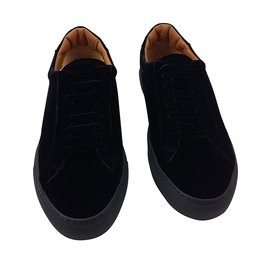 Givenchy-Givenchy Suede Sneakers Black-Black