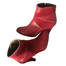 Patricia Blanchet Ankle Boots Red